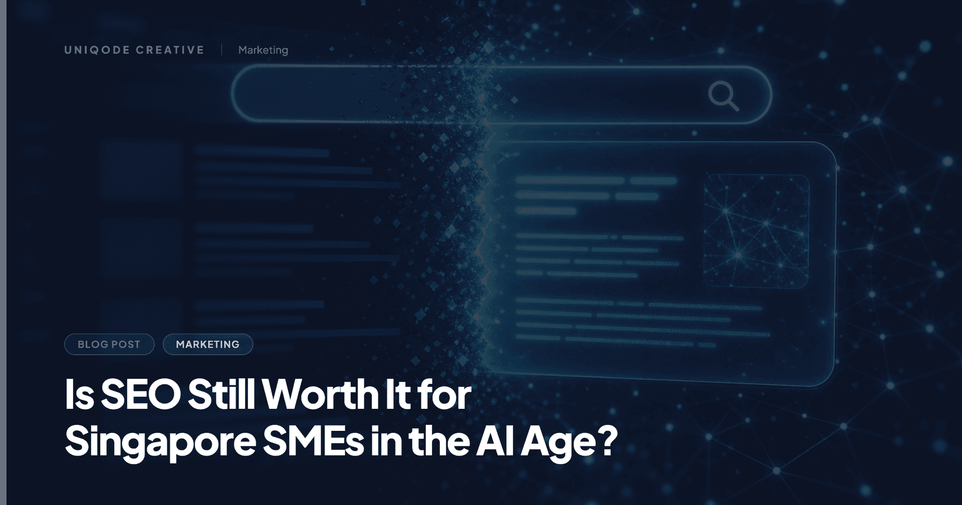 Is SEO Still Worth It for Singapore SMEs in the AI Age?